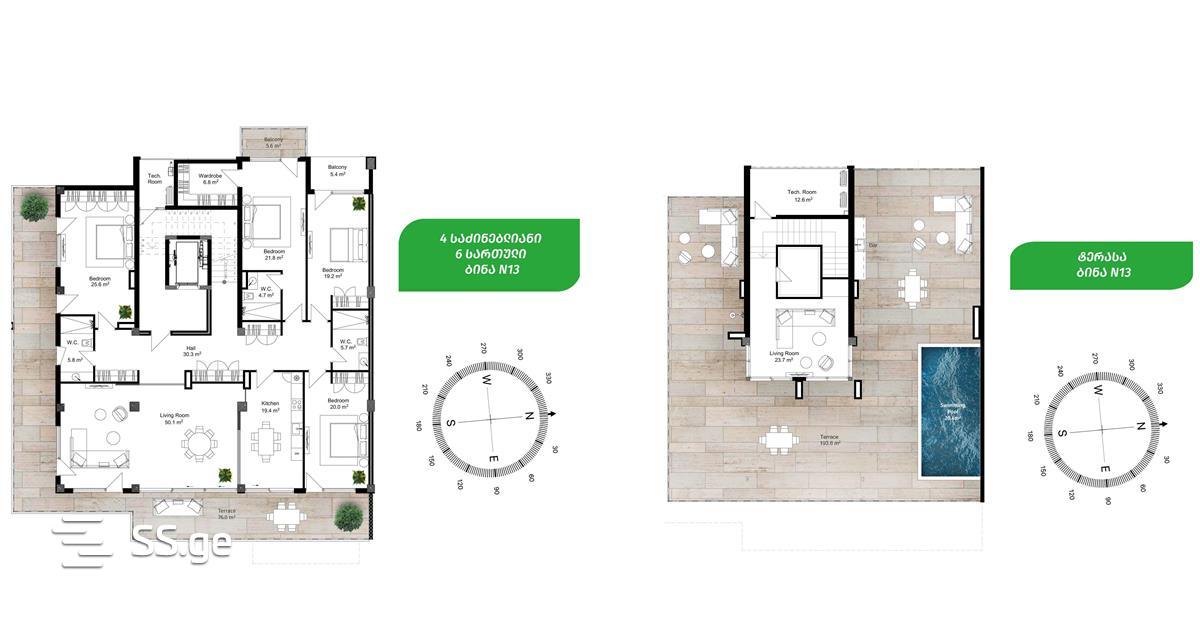 6 room Flat For Sale. Ortachala - Görünüm 6