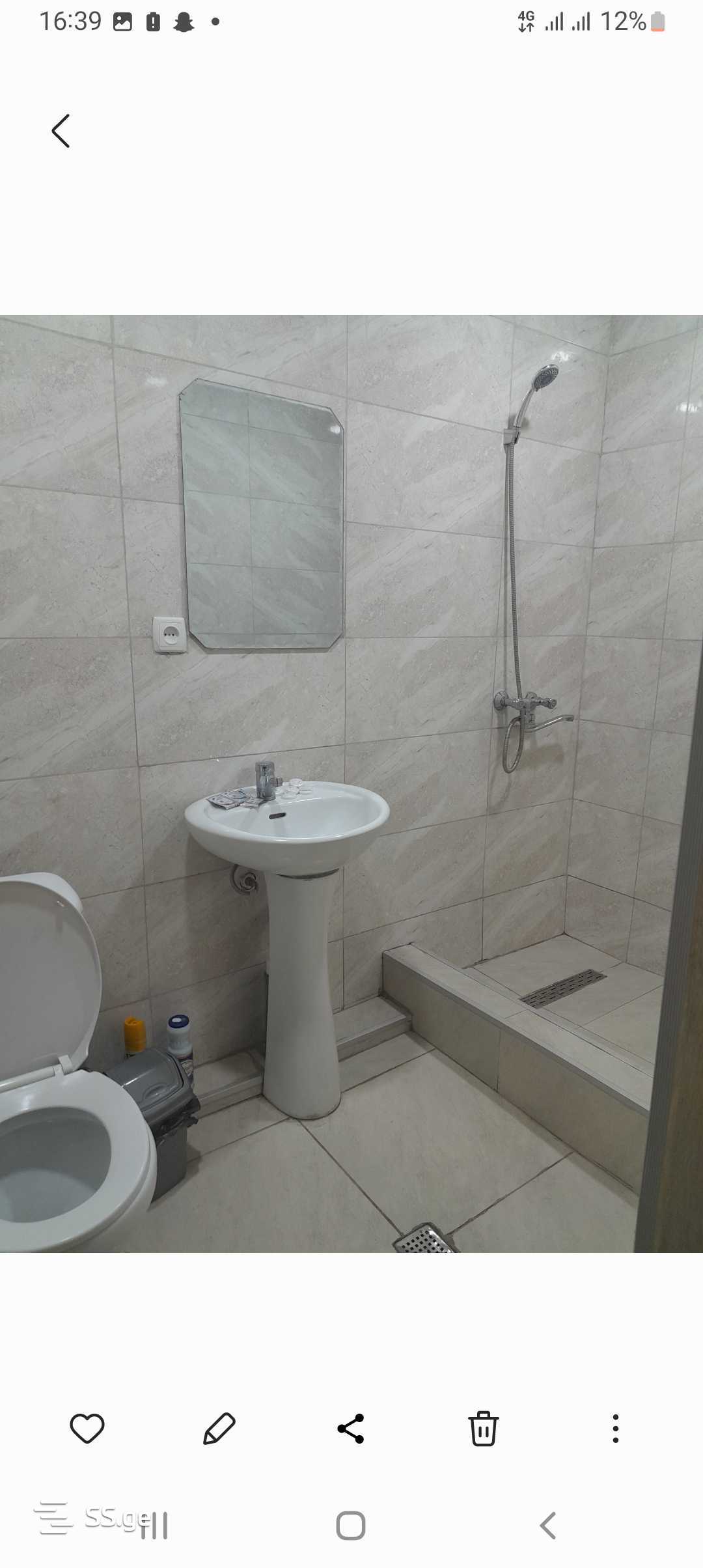 1 Room Flat Daily Rent. Rustavi view 5