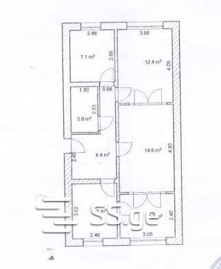 2 Room Flat For Sale view 8