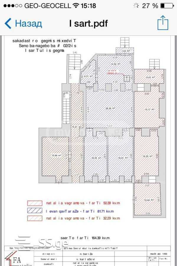 Land For Sale. Sololaki view 7