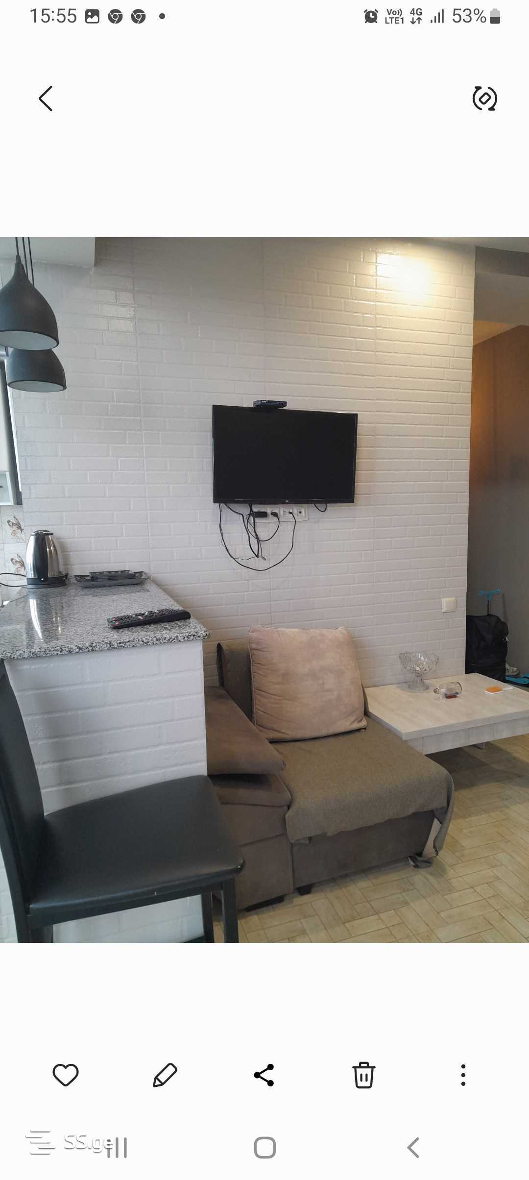2 Room Flat For Rent. Kobuleti, 1 of 4