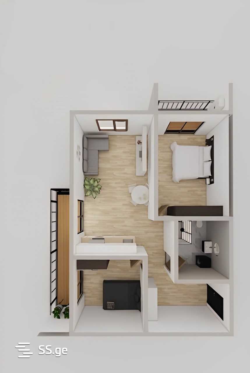 3 Room Flat For Sale view 2