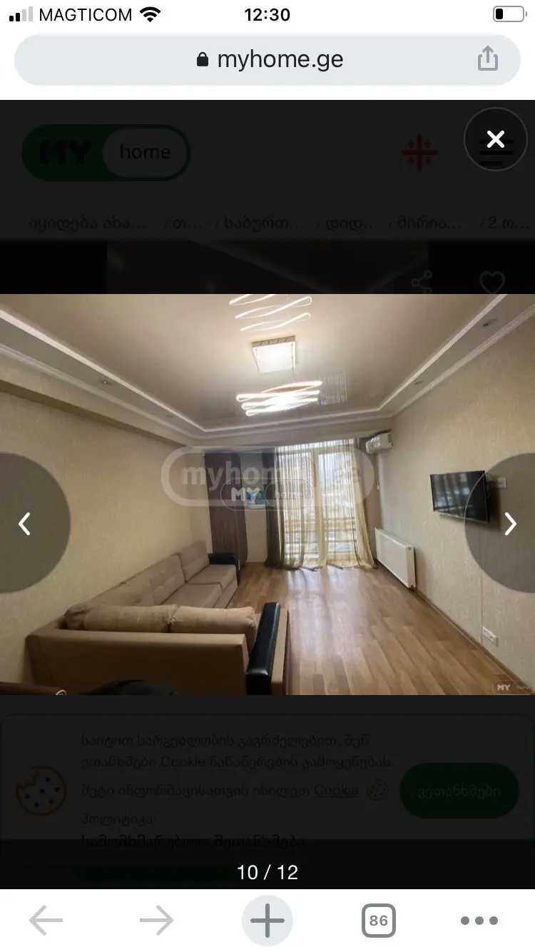 2 Room Flat For Rent. Didi Digomi view 5