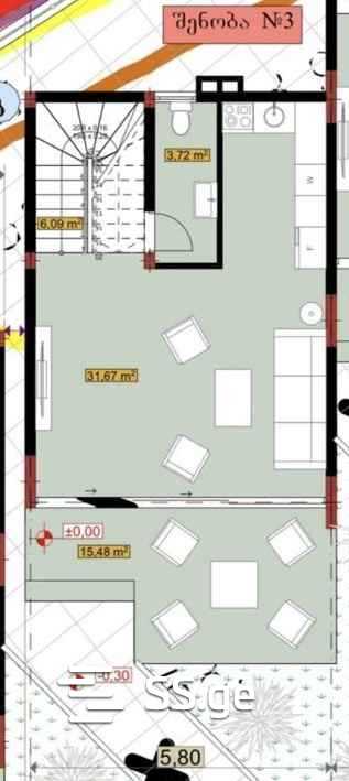 3 Room Private House For Sale view 5