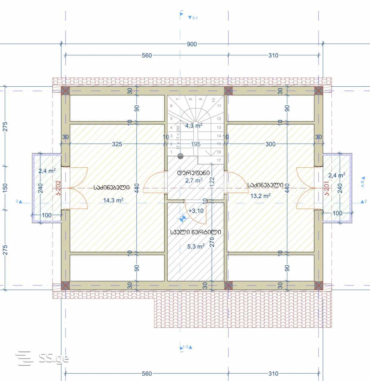 4 Room Private House For Sale view 4