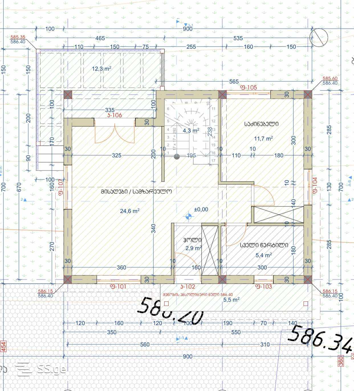4 Room Private House For Sale view 5