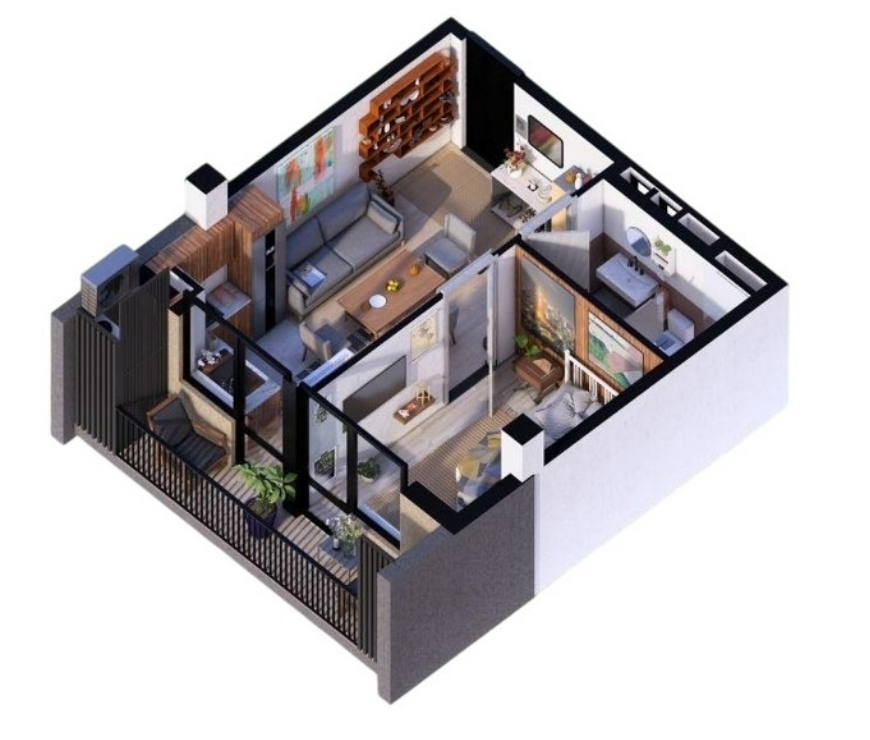 2 Room Flat For Sale, 1 of 1