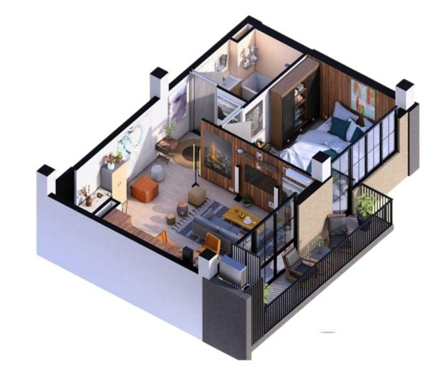 2 Room Flat For Sale, 1 of 1
