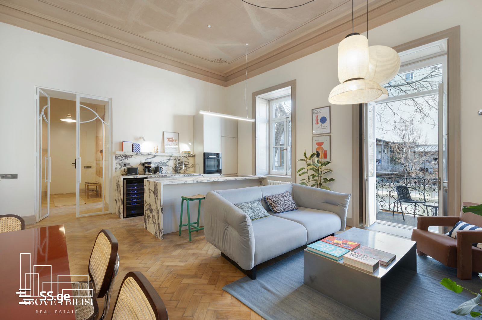 David Aghmashenebeli Ave, 55/1: 3-Room, 91.0 M² | Korter.Ge view 28