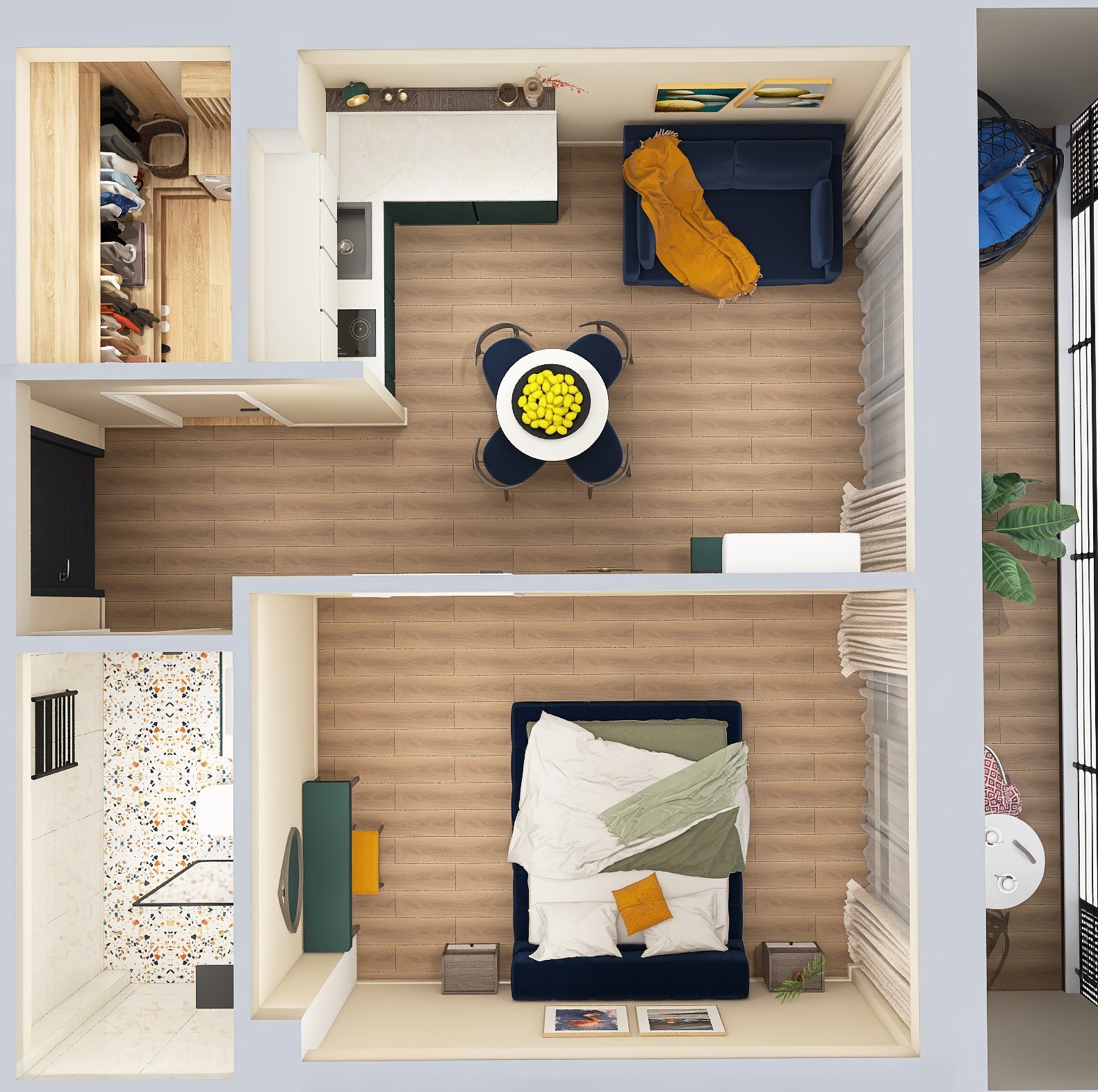 2 Room Flat For Sale view 1
