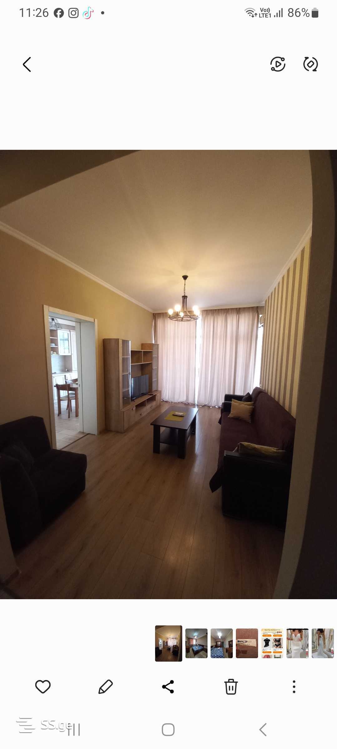 2 room Flat Daily rent. Sanzona, Tbilisi