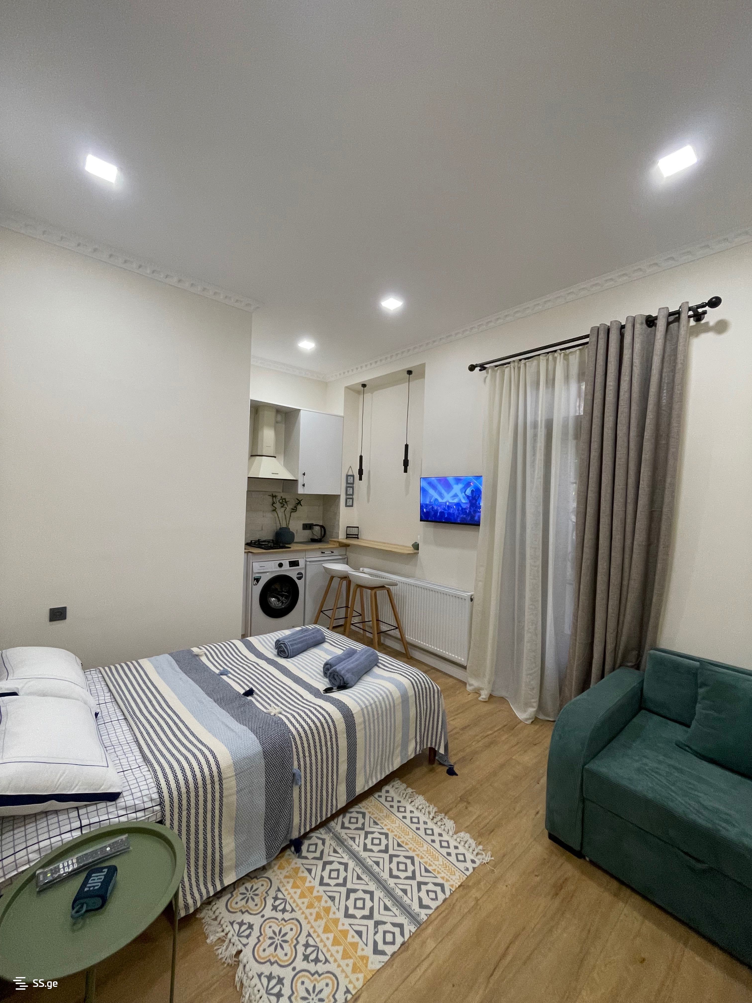 1 Room Flat Daily Rent. Borjomi view 5
