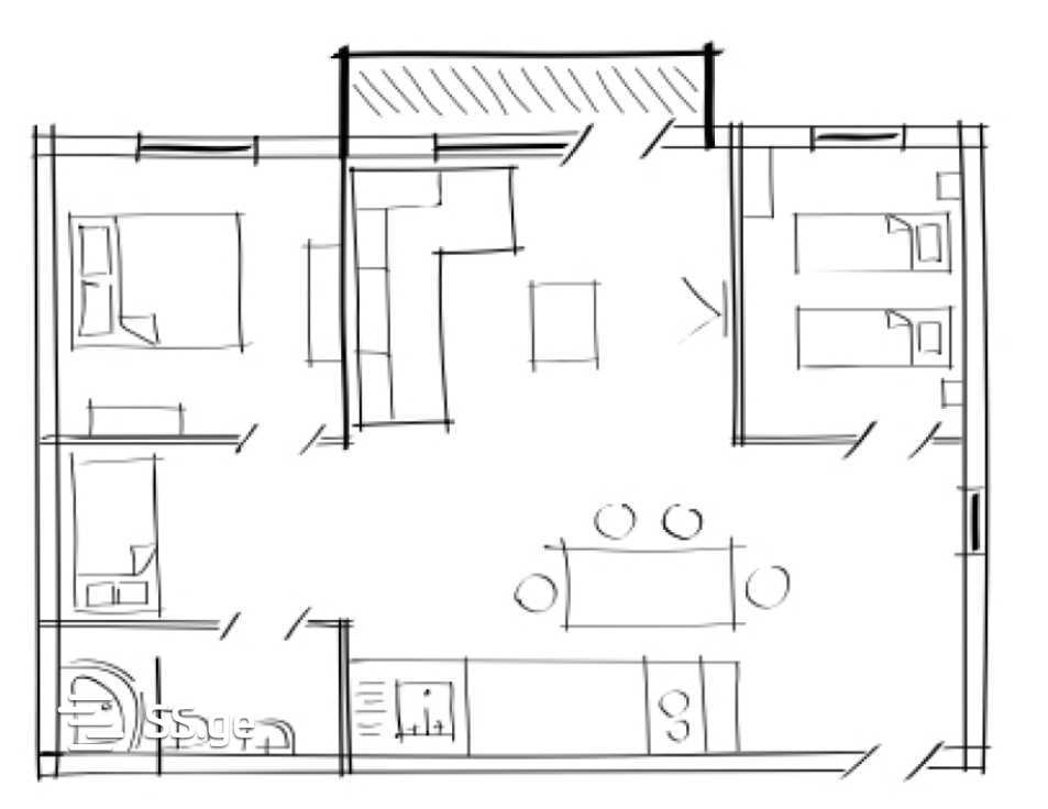 3 Room Flat For Sale view 10