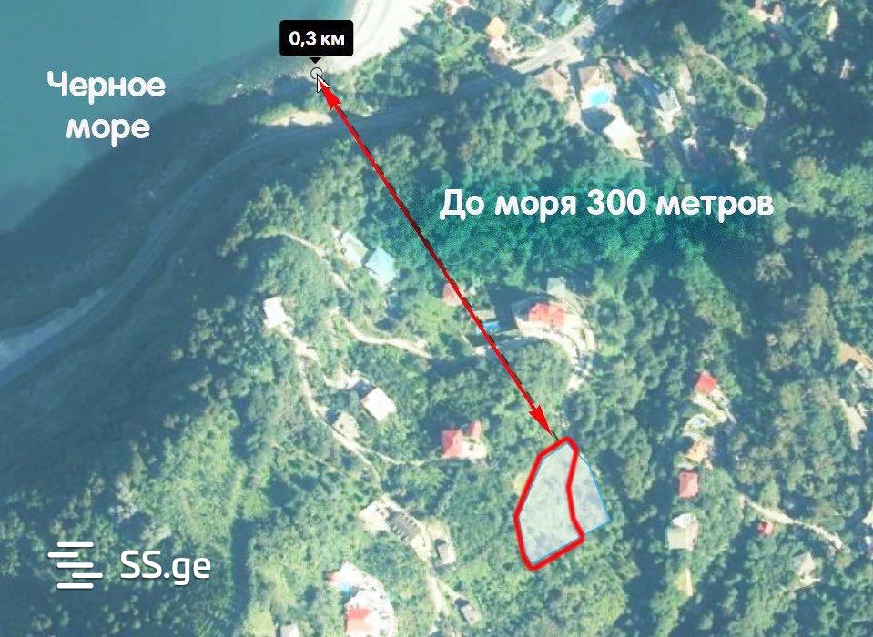 Land For Sale. Kvariati view 3