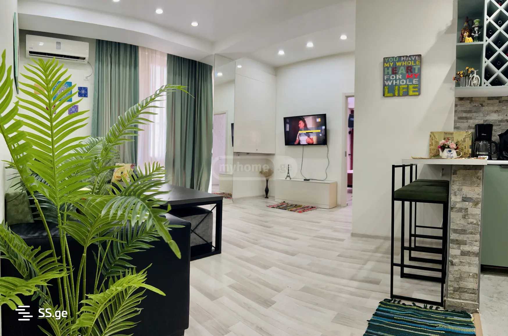 3 Room Flat Daily Rent. Vake view 8