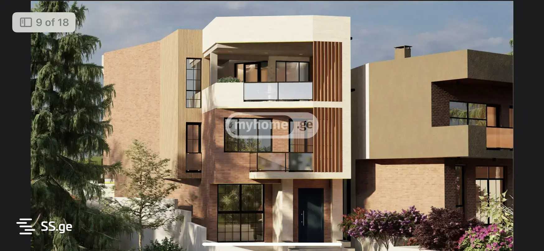 8 Room Private House For Rent. Vake, 1 of 4