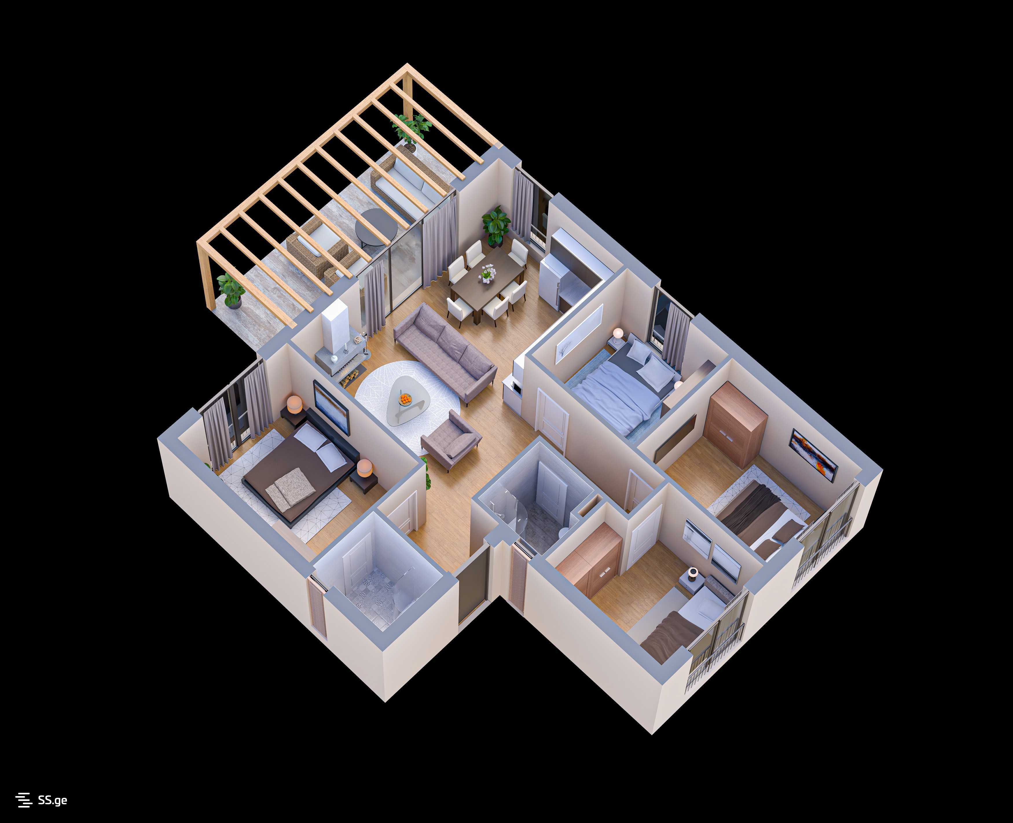 5 Room Private House For Sale view 2