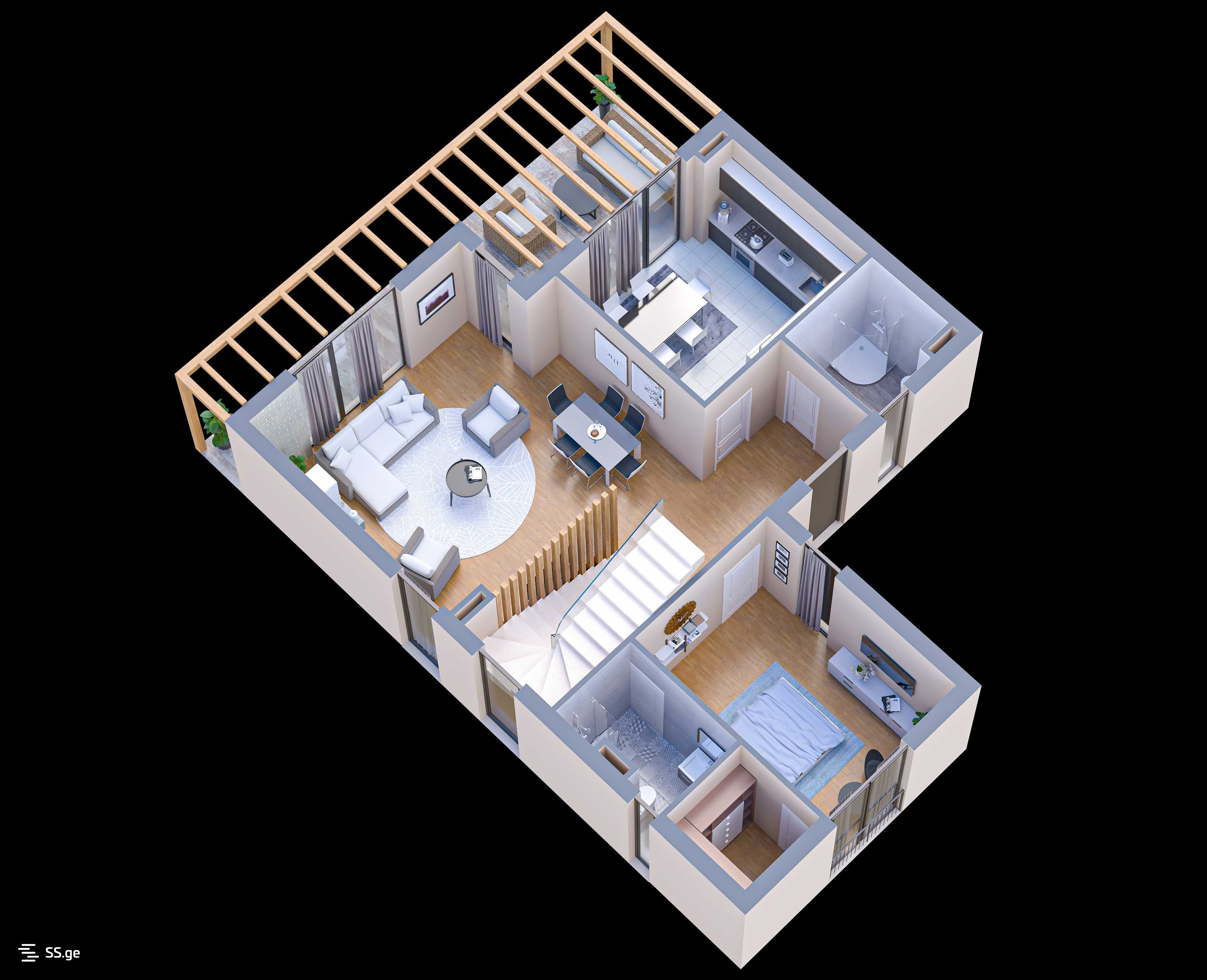7 Room Private House For Sale view 2