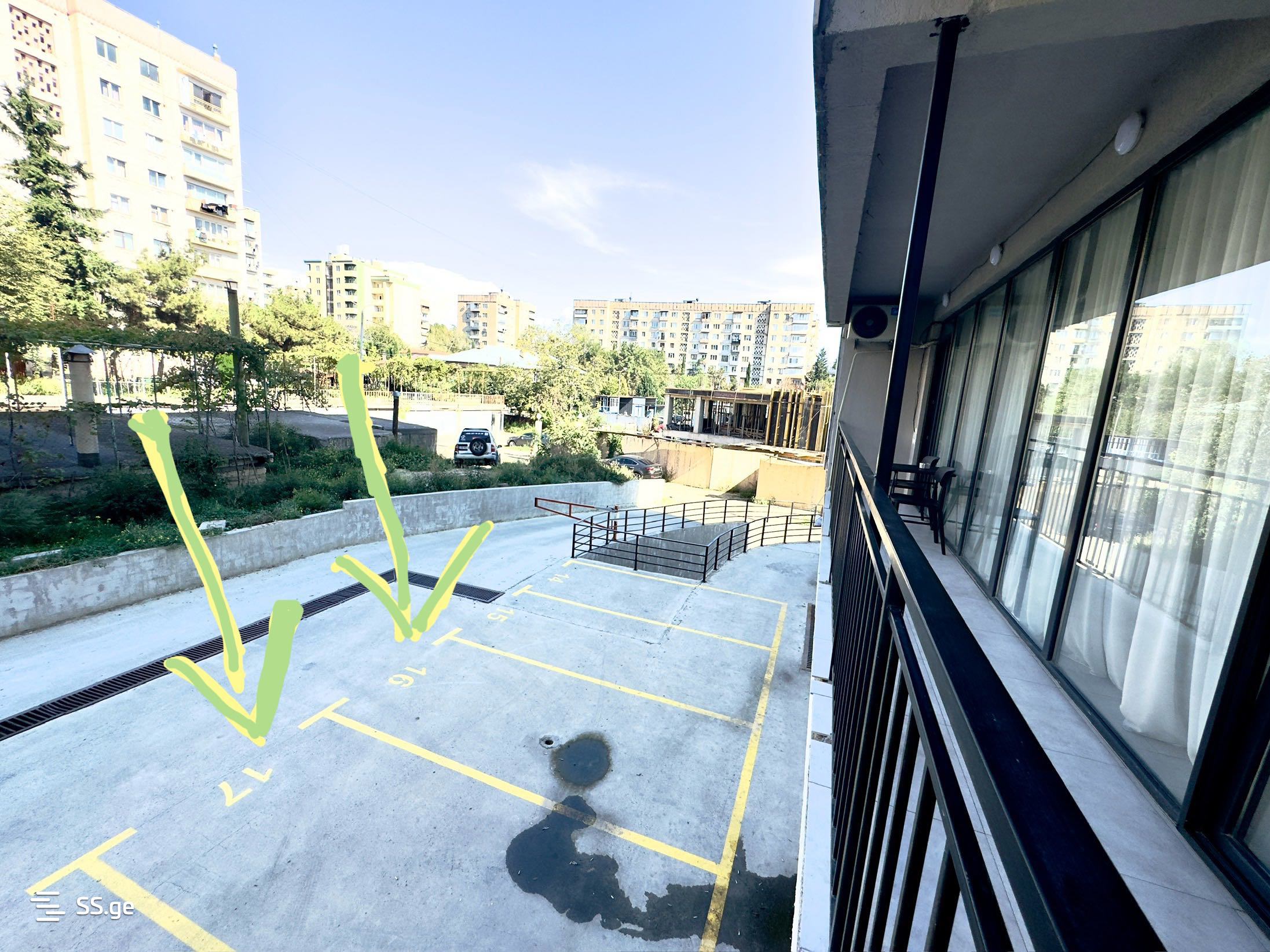 2 Room Flat Daily Rent. Isani view 10