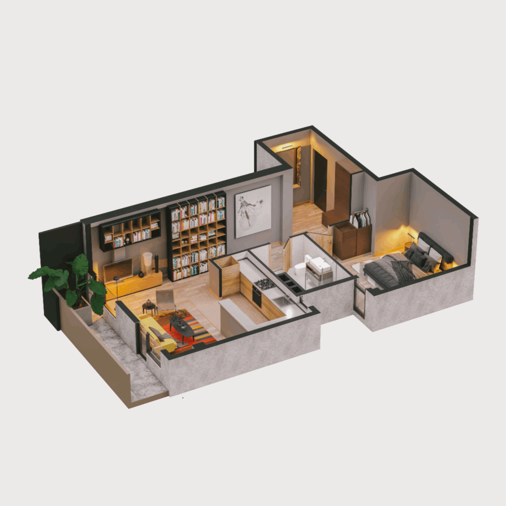 2 Room Flat For Sale view 2