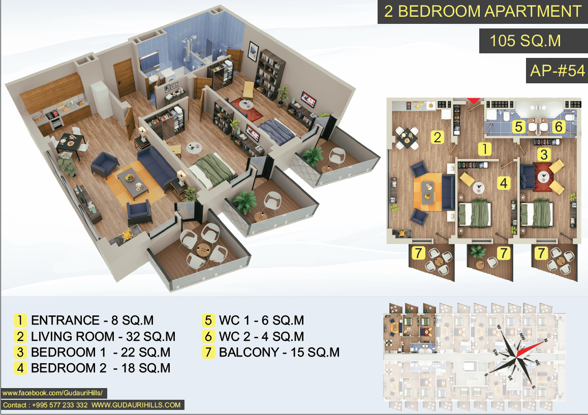 3 Room Flat For Sale view 3
