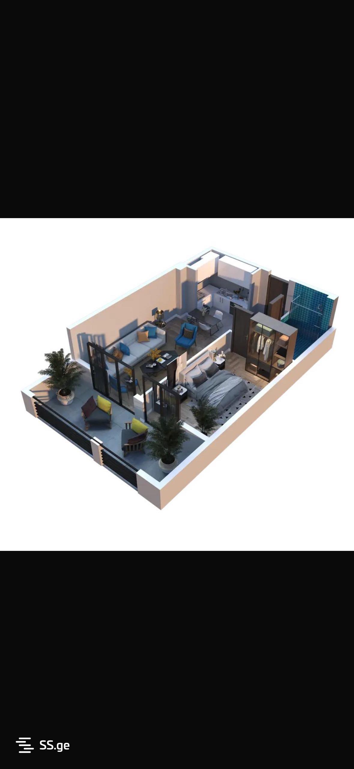 იყიდება 2 ოთახიანი ბინა ორთაჭალაში