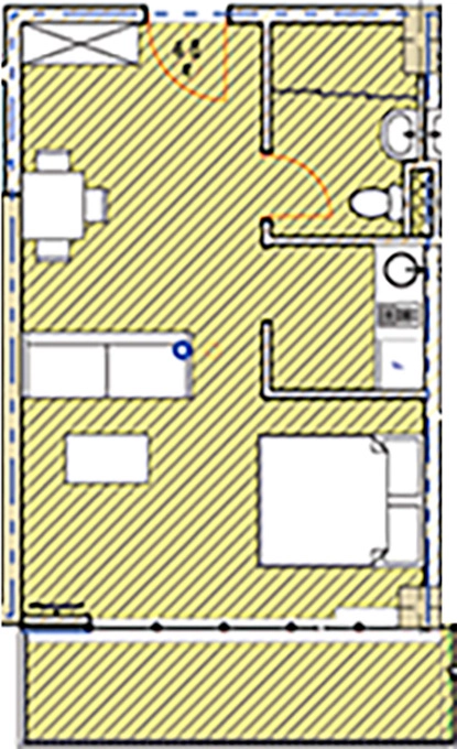 1 Room Flat For Sale view 1