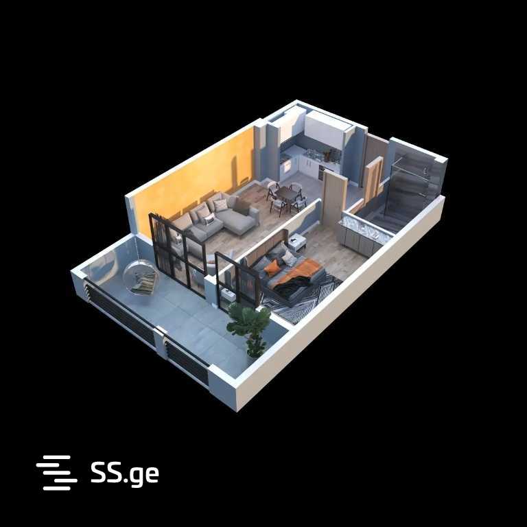 2 Room Flat For Sale view 8