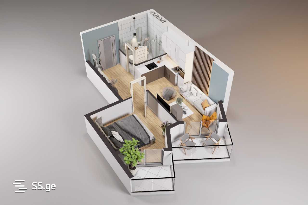 2 Room Apartment For Sale view 9