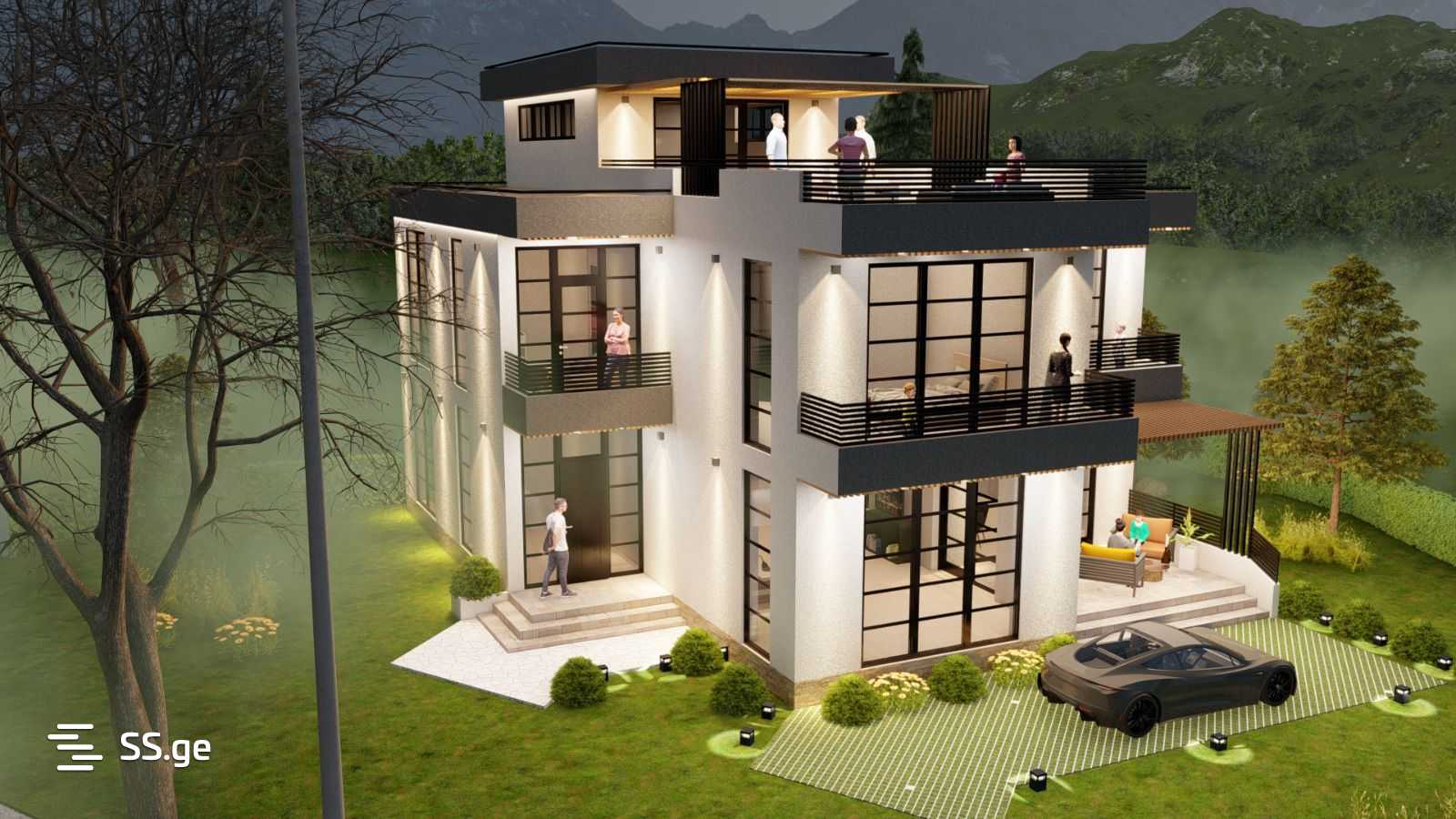 8 room Private House For Sale. Didi digomi - Aanzicht 4