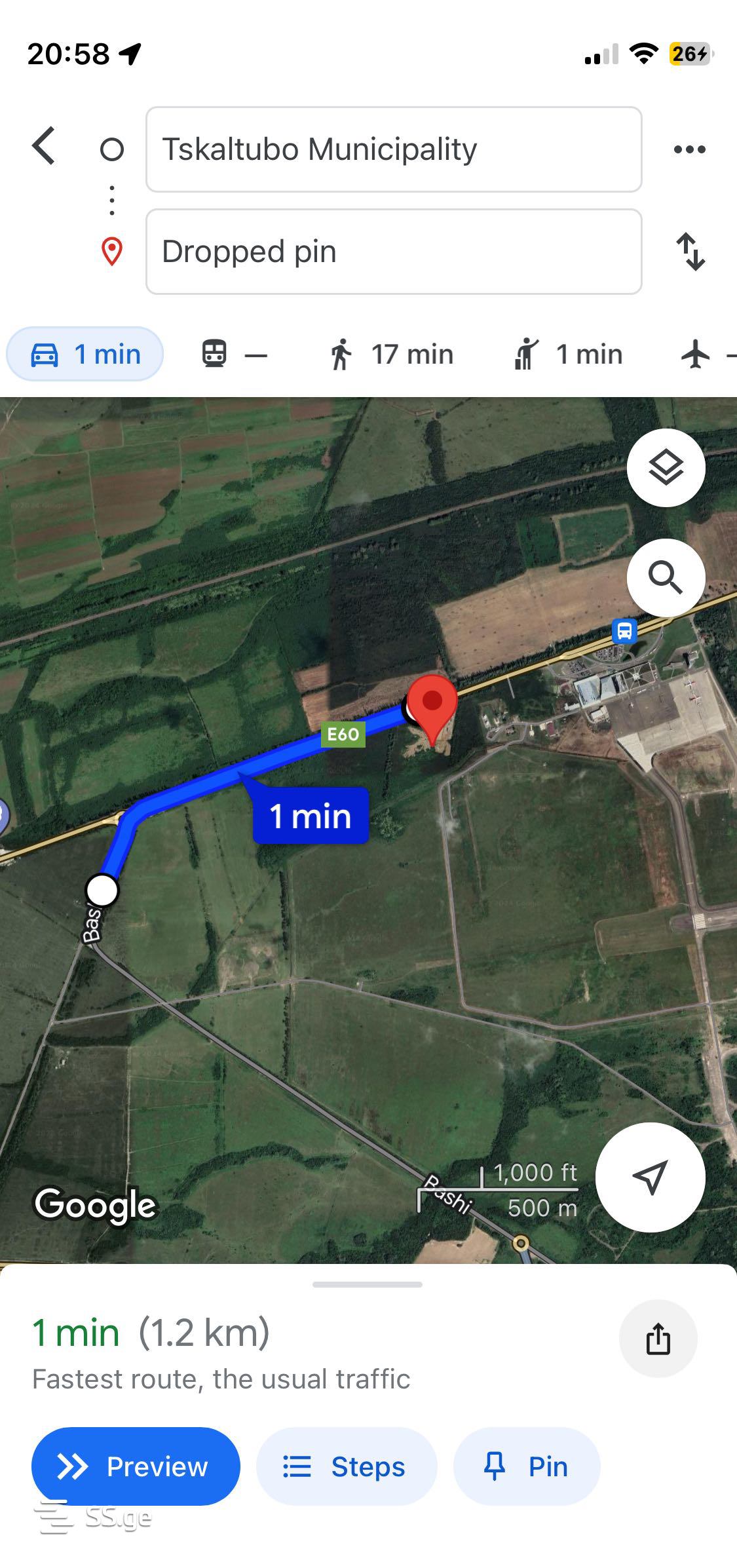 Land For Sale. Samtredia view 5