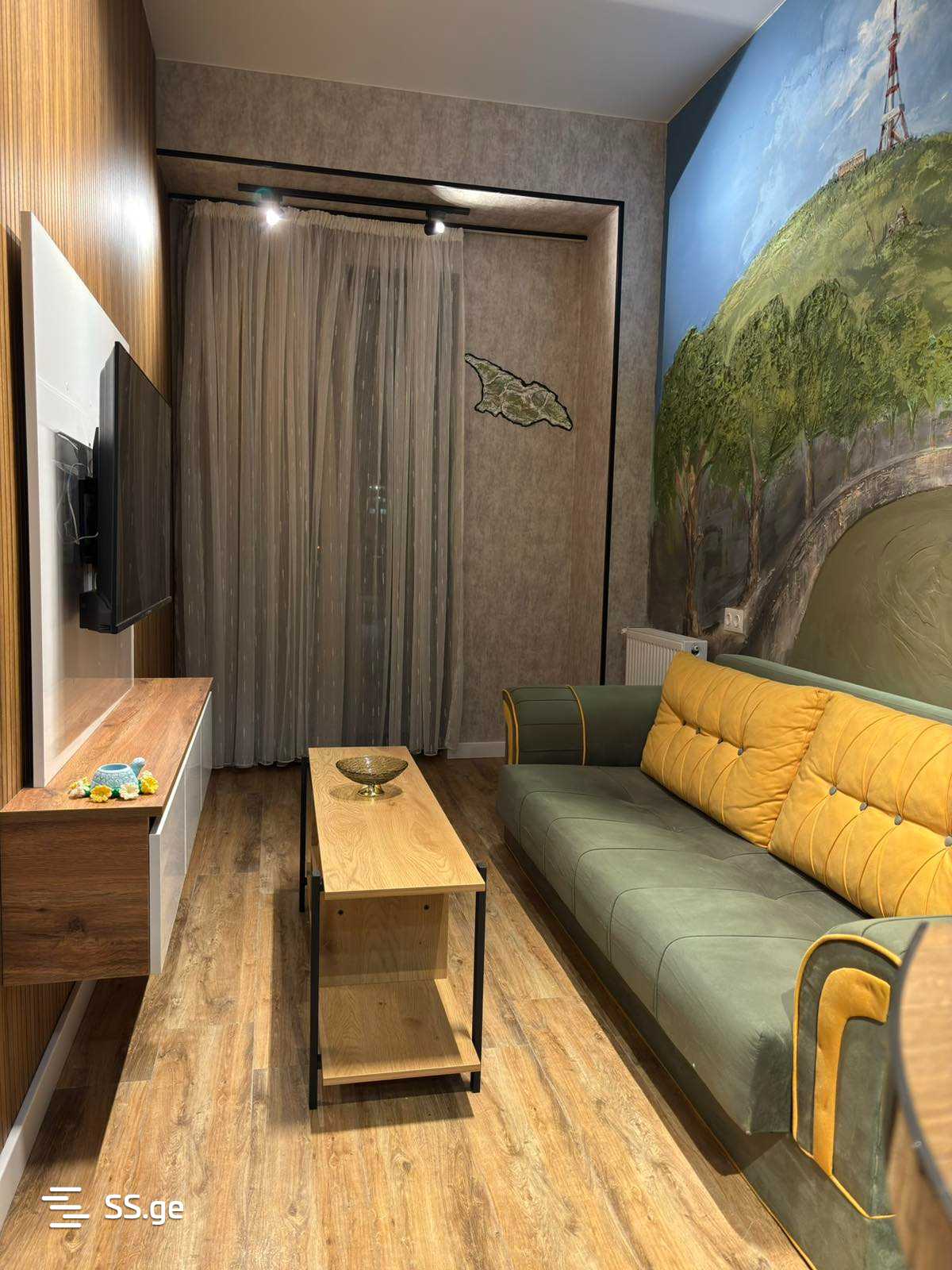 2 Room Flat Daily Rent. Varketili, 11 of 12