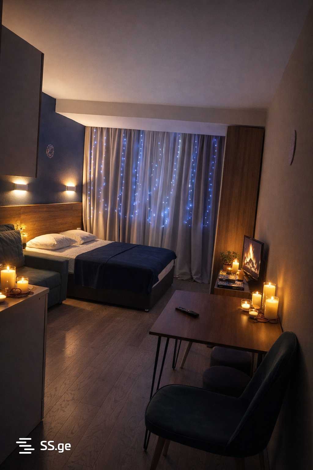 1 Room Flat Daily Rent. Bakuriani, 4 of 12