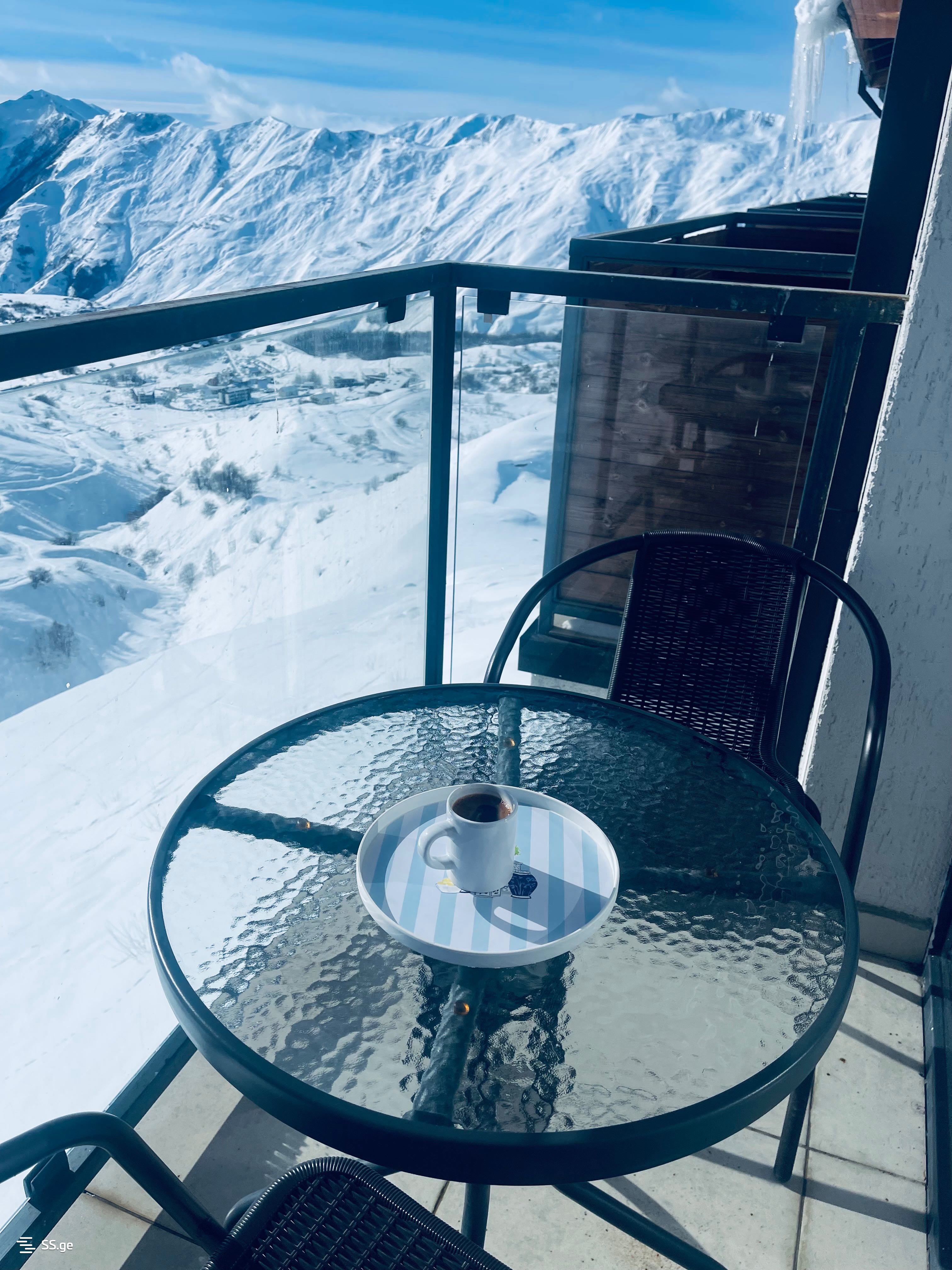 1 Room Flat Daily Rent. Gudauri view 8