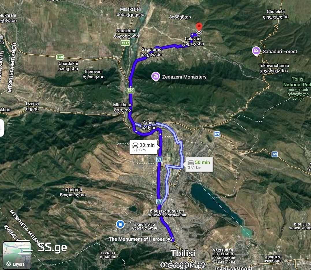 Land For Sale. Tsinamdzghvriantkari - Widok 2