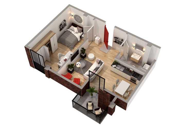 2 room Flat For Sale. Rustavi