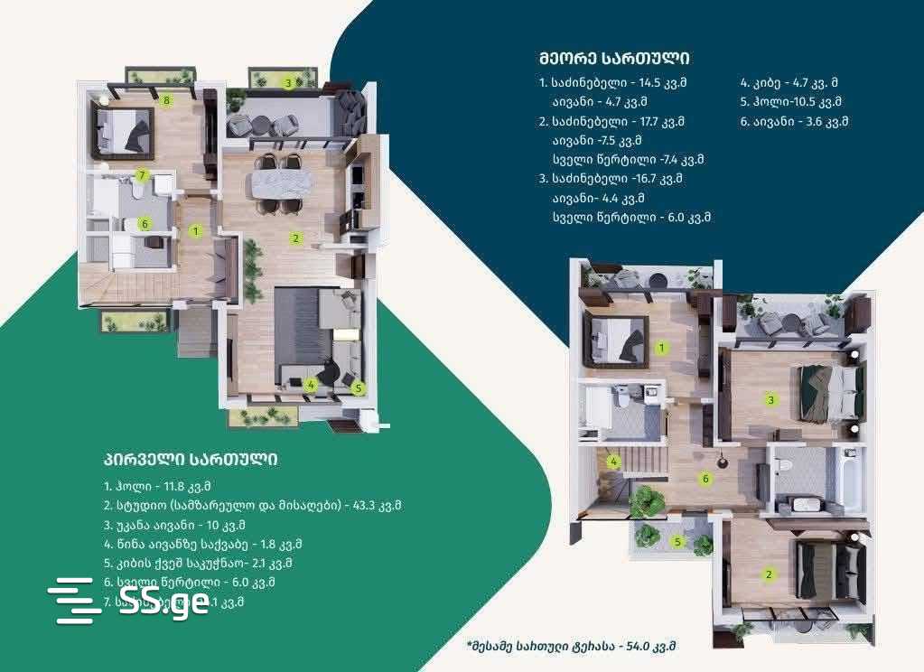 7 Room Private House For Sale view 3