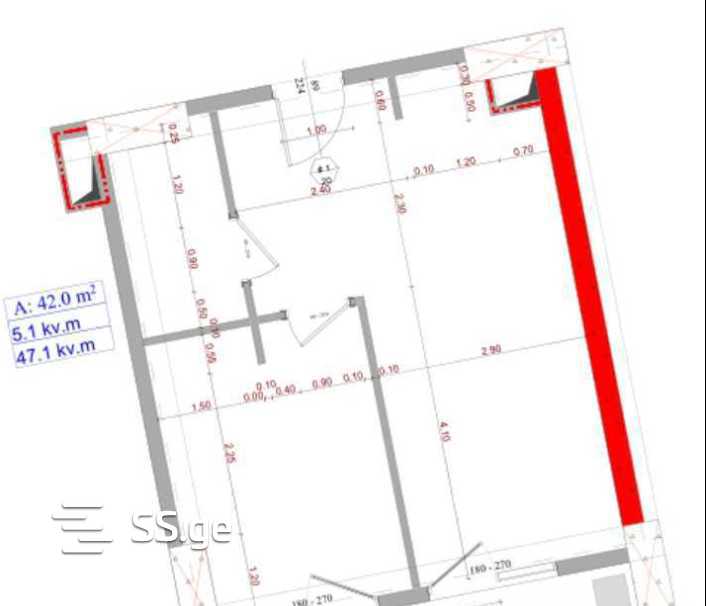 2 room Flat For Sale. Gldani - Widok 5