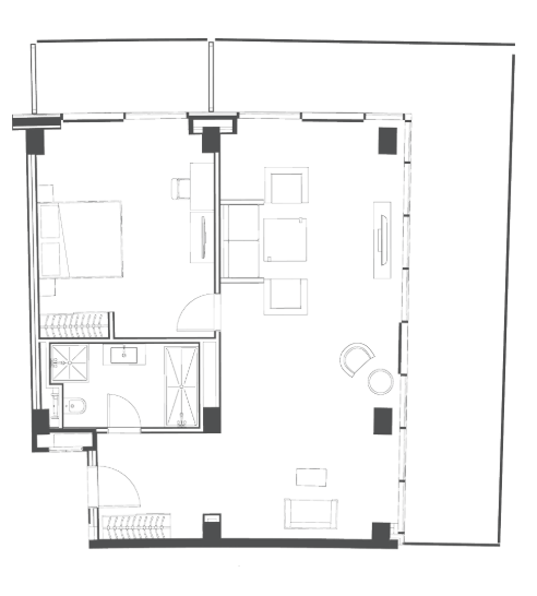 2 Room Flat For Sale view 1
