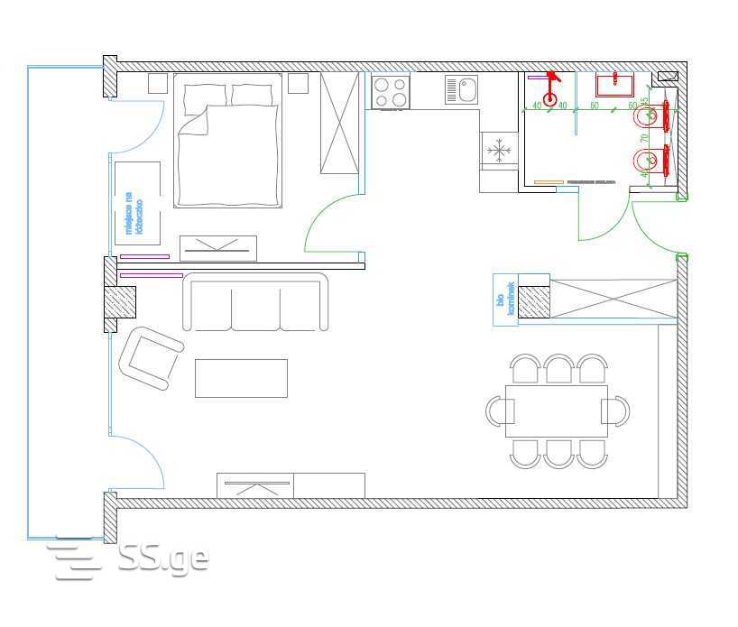 2 Room Flat For Sale, 2 of 4