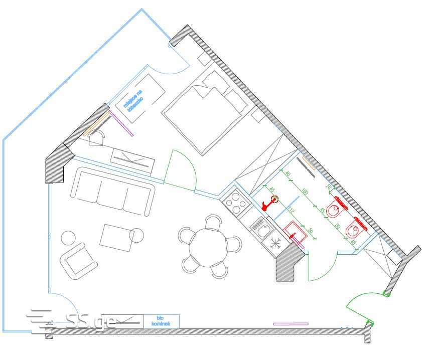2 Room Flat For Sale view 8
