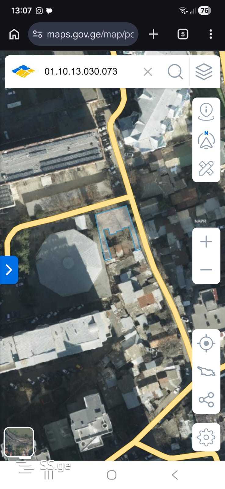 Non-Agricultural Plot For Sale In Saburtalo view 11