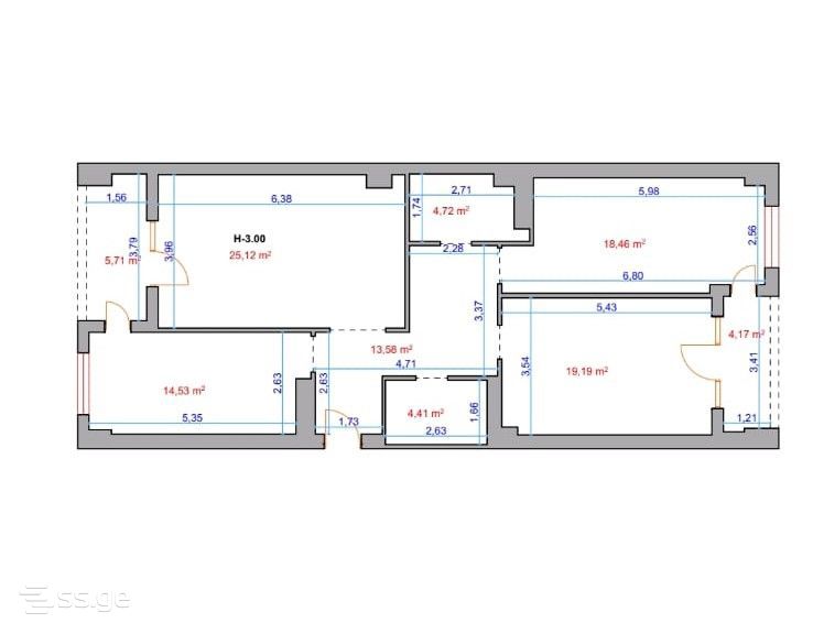 4 room Flat For Sale. Saburtalo - Widok 2