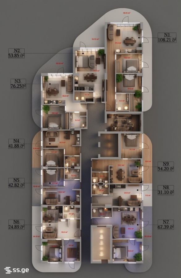 1 Room Flat For Sale view 7