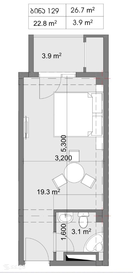 1 Room Flat For Sale, 2 of 2