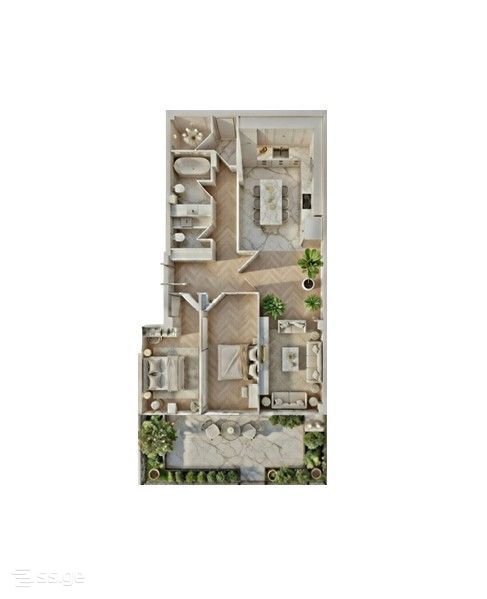 3 room Flat For Sale. Lisi lake - Ansicht 4