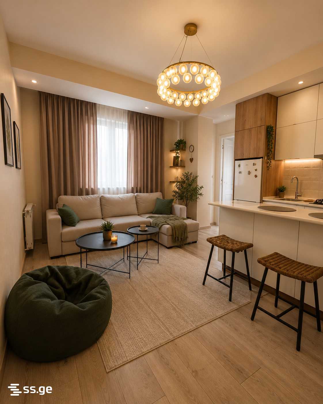 2 room Flat Daily rent. Didi digomi - Widok 5