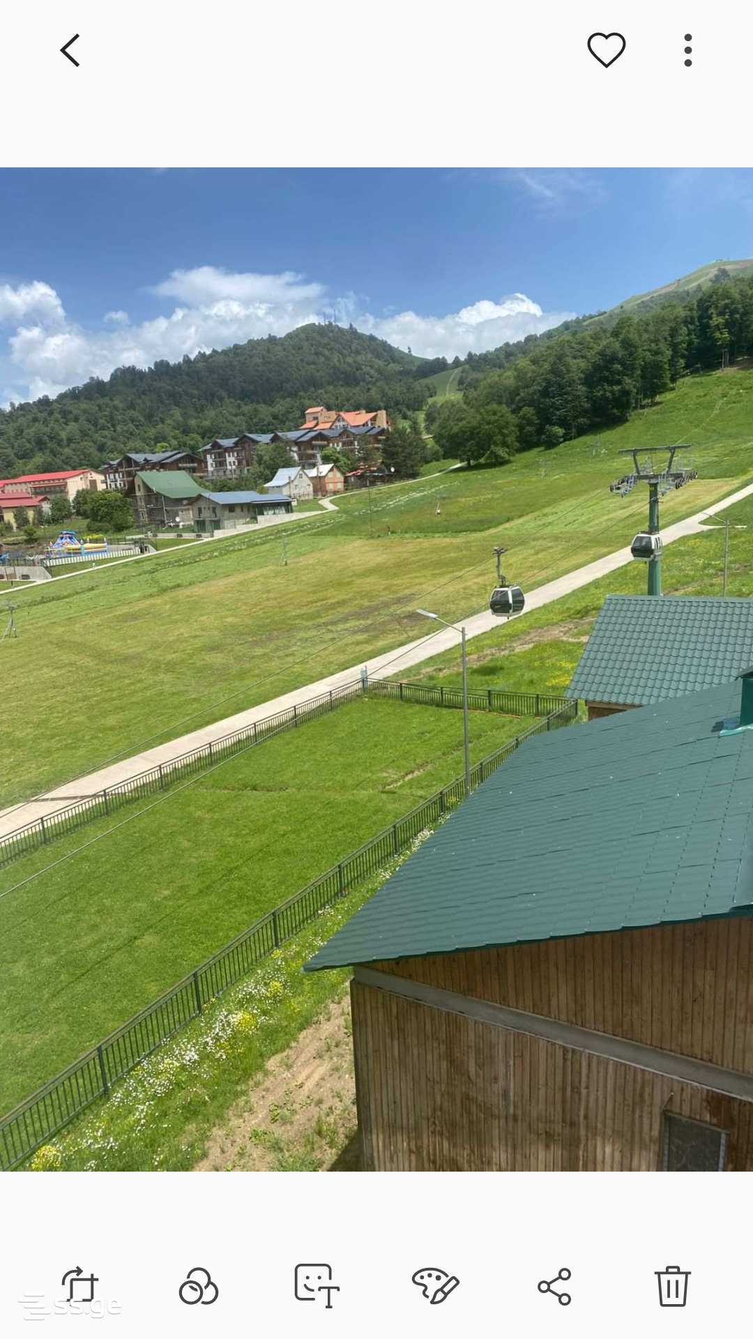 1 Room Flat Daily Rent. Bakuriani view 8