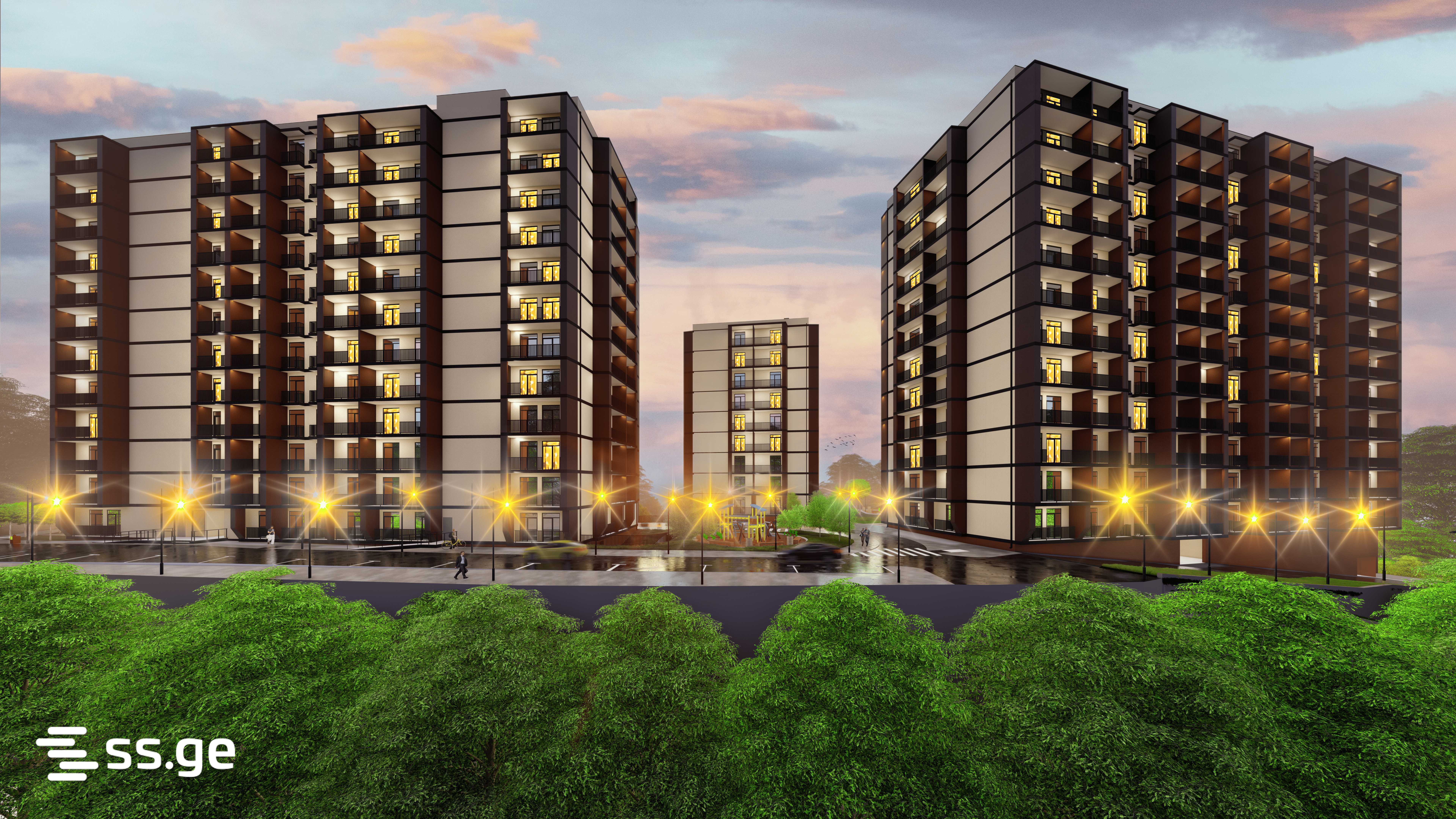 2 room Flat For Sale. Vazisubani - Aanzicht 5