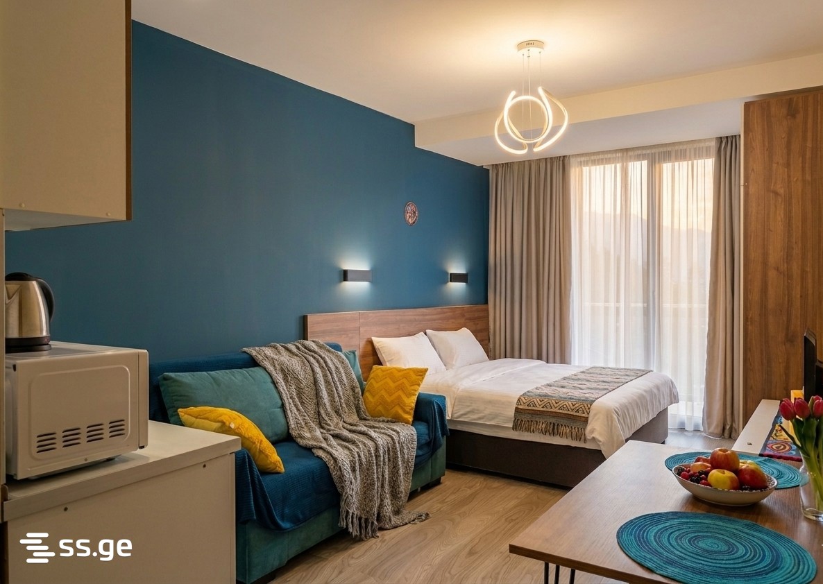 1 Room Flat Daily Rent. Bakuriani, 1 of 12